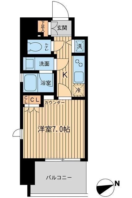 エルシア五反田の間取り