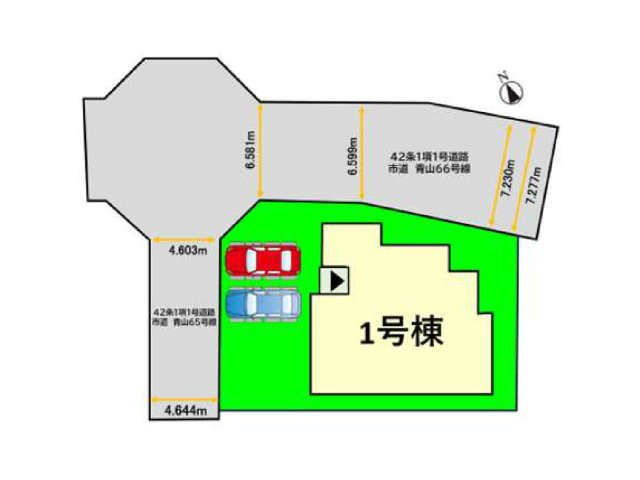 太宰府市青山3丁目第4-1棟（1号棟）の間取り