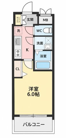 プレサンスSAKAEフロントの間取り