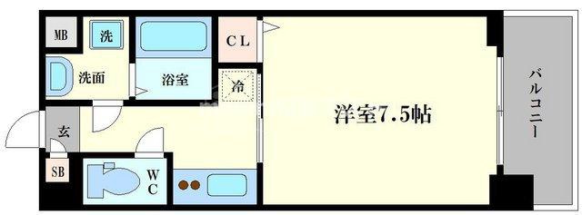 エグゼ大阪ドームⅡの間取り