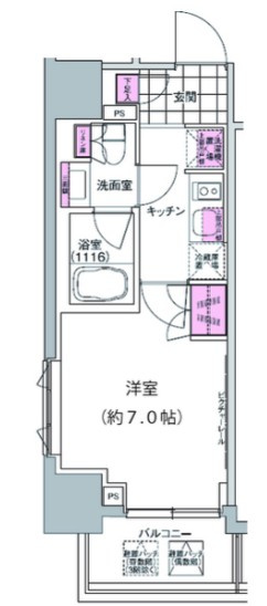 プレジリア東日本橋の間取り|間取りです。