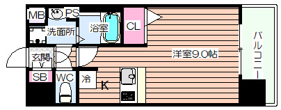 【間取り】 | アスヴェル新北野モスト