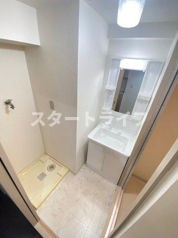 大阪市東淀川区東中島２丁目の賃貸マンションの洗面所