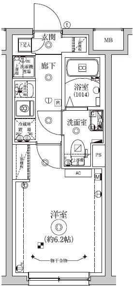 ベルシードステアー新中野の間取り