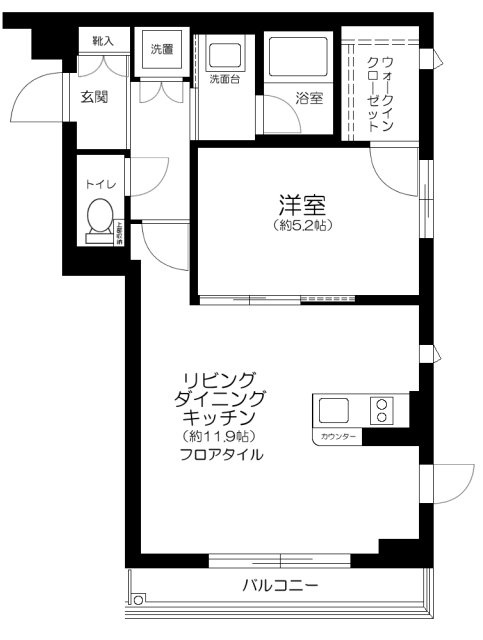 リテラス目黒三丁目の間取り