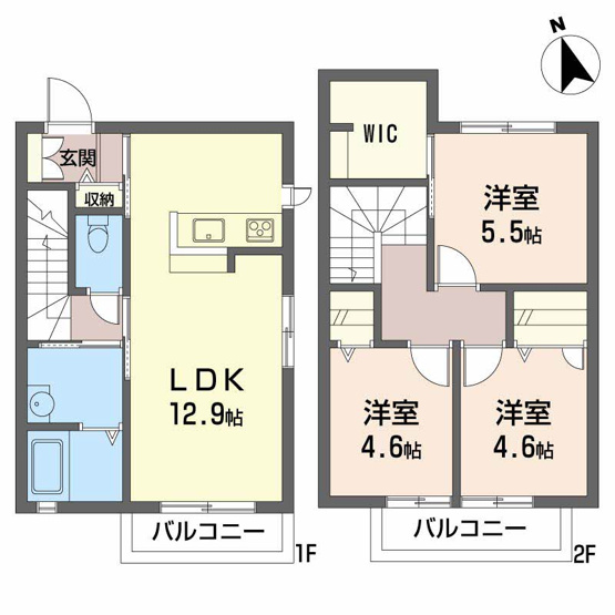 【間取り】 | シャーメゾンハピネス