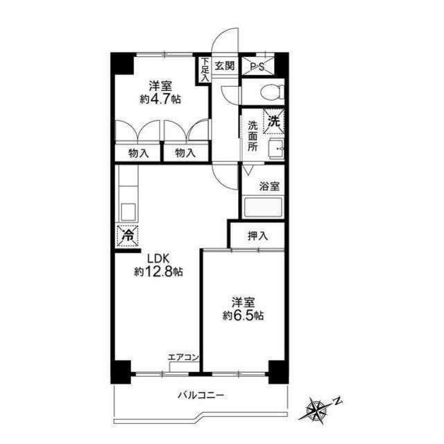 ヒルトップ・荏田の間取り
