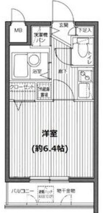 ガラ・ステージ麻布十番の間取り|間取りです。