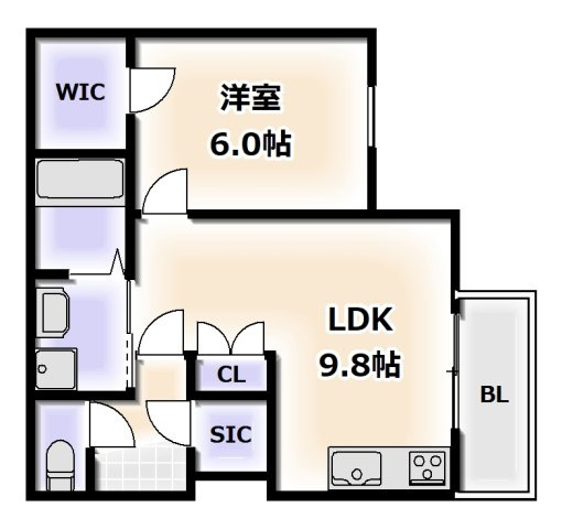 グランツあびこWESTの間取り