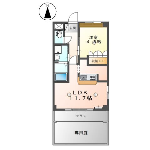 【間取り】 | メゾン　リリーライト