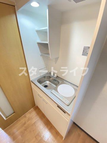 大阪市東淀川区東中島２丁目の賃貸マンションのキッチン