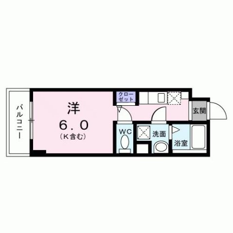 ブルー　パレット　新宿中落合の間取り