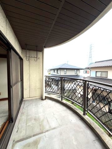 福富マンションのバルコニー
