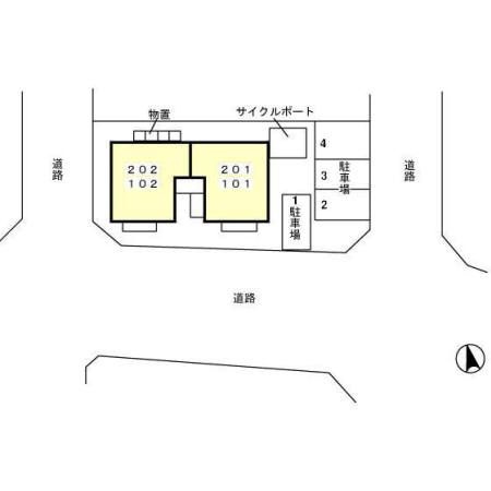 サザン・イーストの区画図