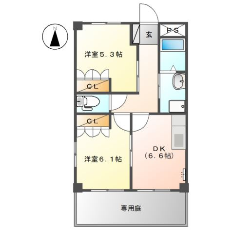 【間取り】 | メゾン青豊
