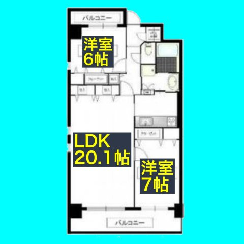 ティンガーラ石川橋の間取り