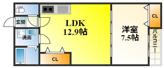 リレックス鳳中町の間取り