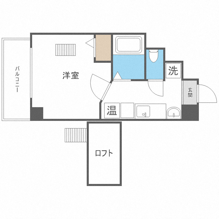 ハクユウ元町の間取り