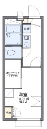 レオパレスアイレックスハイムの間取り