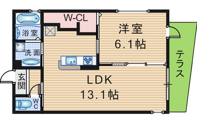 ロイヤルメゾン豊中の間取り