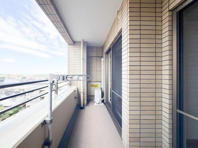 イクスコア桜新町のバルコニー