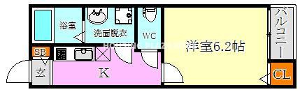 キャッスルコート須磨海浜公園の間取り