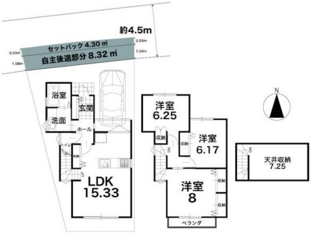 【参考プラン】 | 山科区川田御輿塚町　売地（建築条件付き）