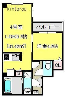 ルラーシュ南町　の間取り