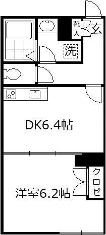 早稲田鶴巻町ＩＭＡハウスの間取り