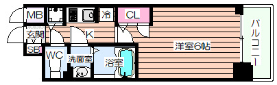 【間取り】 | プロシード梅田西アヴァンセ