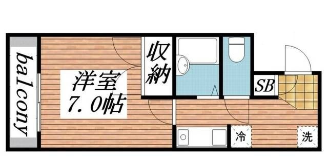 サンガ高輪の間取り|間取りです。