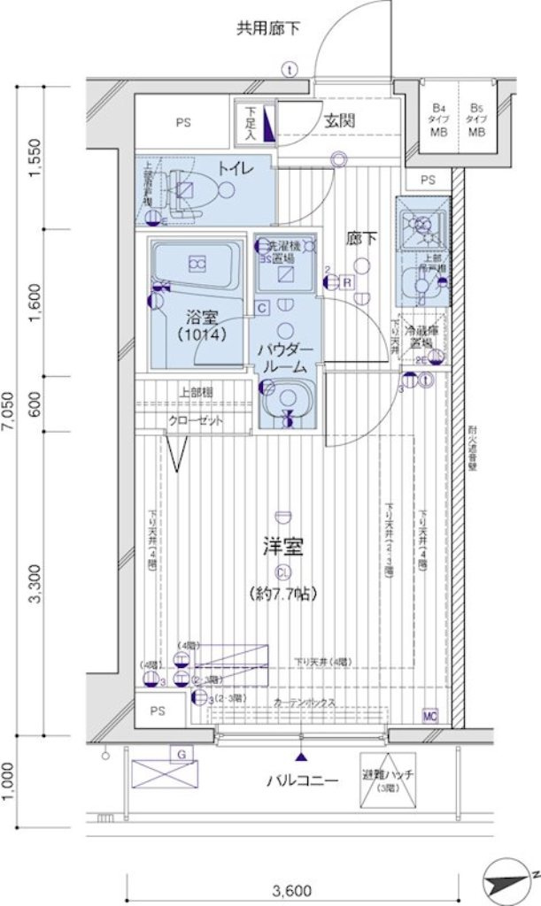 メインステージ府中中河原駅前の間取り