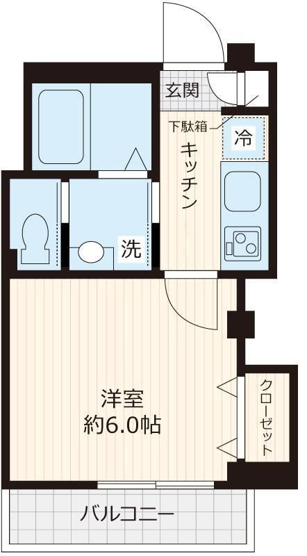 サカエ　レジデンスの間取り|間取りです。