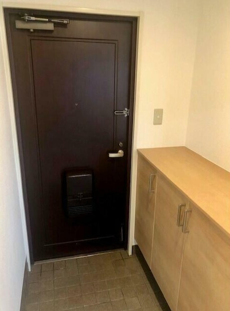 メゾン白亜館の玄関