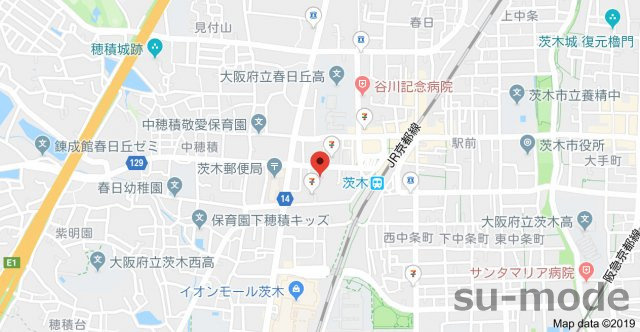 エステート茨木の地図