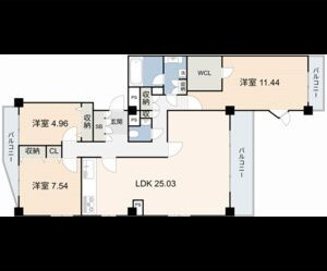 アビタシオン泉の間取り