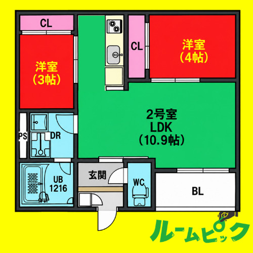 REGALEST道徳西　名古屋市賃貸　仲介手数料無料の間取り