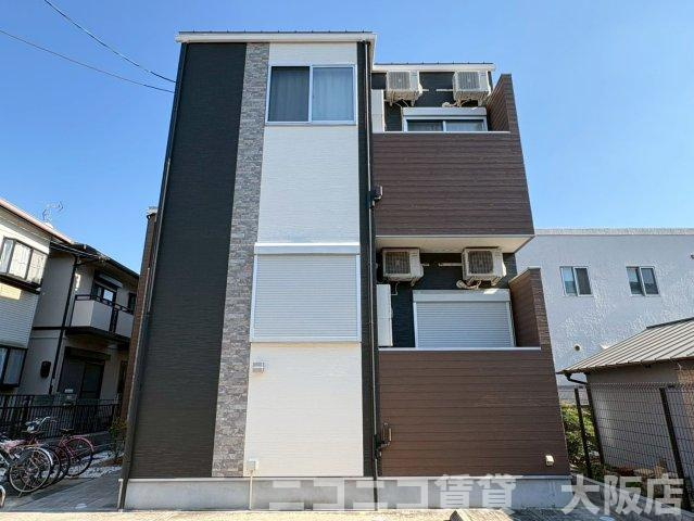 東大阪市岩田町５丁目のアパートの外観