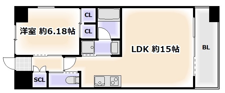 プレジオ帝塚山の間取り