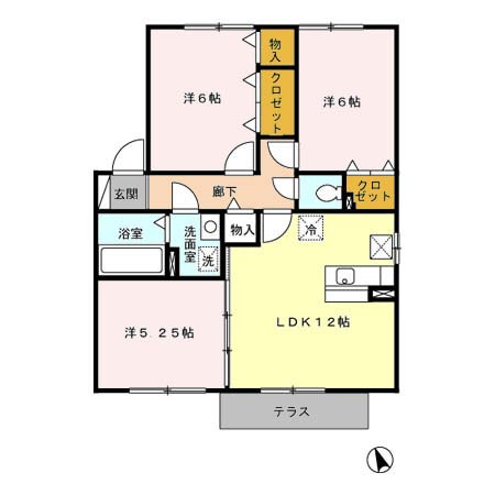 アルシオネの間取り