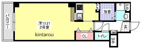 金太郎ヒルズⅧの間取り