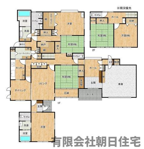 【間取り】 | 上乃木4丁目中古戸建