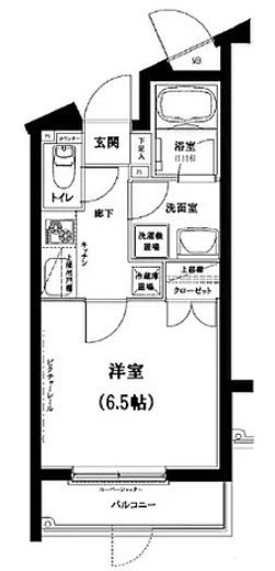 グリフィン武蔵中原・スクエアコートの間取り|間取りです。
