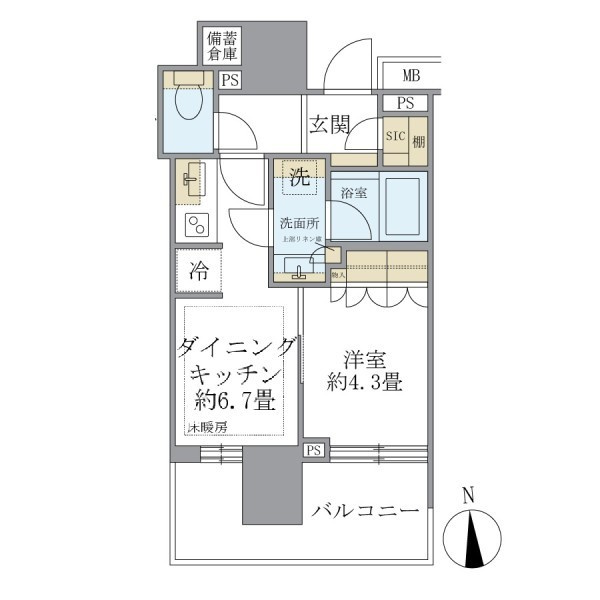 Ｂｒｉｌｌｉａ秋葉原の間取り