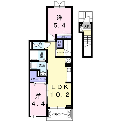 【間取り】 | ポルトボヌールⅠ