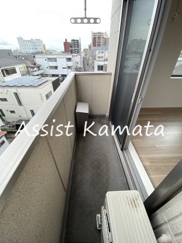 グランキ大森トリアのバルコニー|写真は同タイプの別号室です