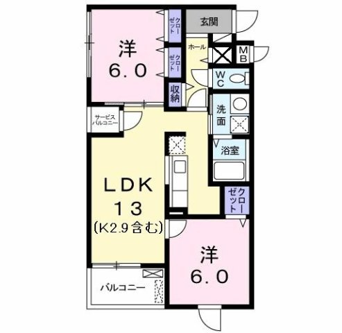 【間取り】 | ベルプレーヌ