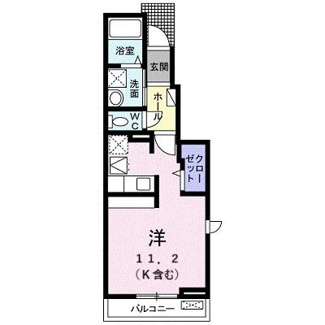 【間取り】 | ルーベル　立花　Ⅰ