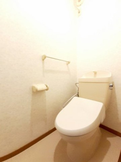 【トイレ】 | ロータス・高田Ａ | 落ち着いたトイレです