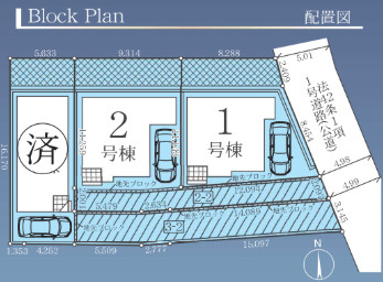 【区画図】 | ご家族様のプライベート空間が確保できる素敵な間取りです。また敷地ゆったりですので、おうち時間を楽しむのにもぴったりですね♪